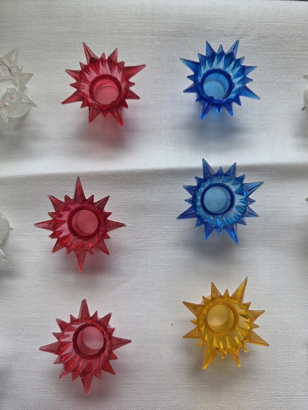 Lot Of 25 Vintage MCM Atomic Christmas Light Reflectors